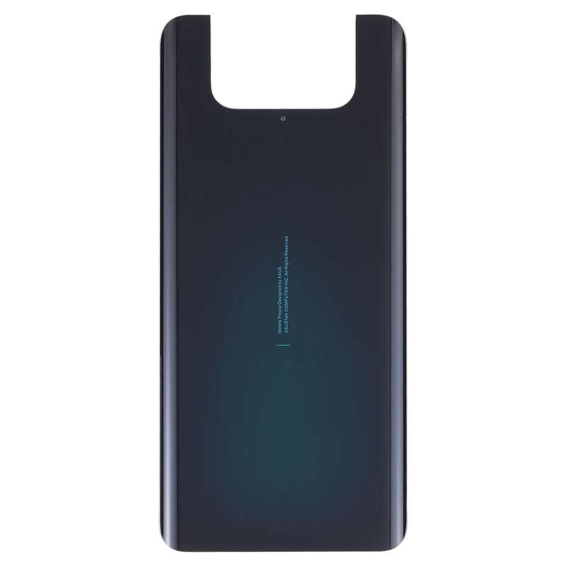 Glass Battery Back Cover for Asus Zenfone 7 Pro ZS671KS(Jet Black)
