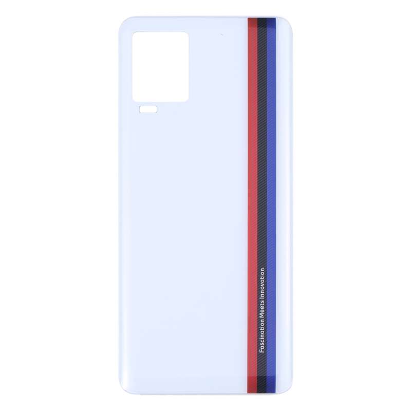 For vivo iQOO 7 V2049A I2009 Glass Battery Back Cover (White)