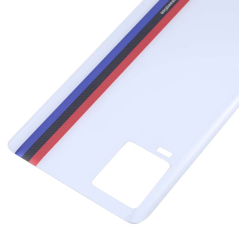 For vivo iQOO 7 V2049A I2009 Glass Battery Back Cover (White)