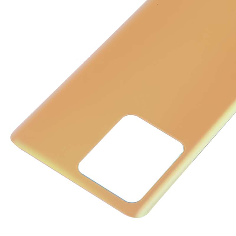 For vivo S12 Pro / V23 Pro V2163A V2132 Glass Battery Back Cover (Yellow)
