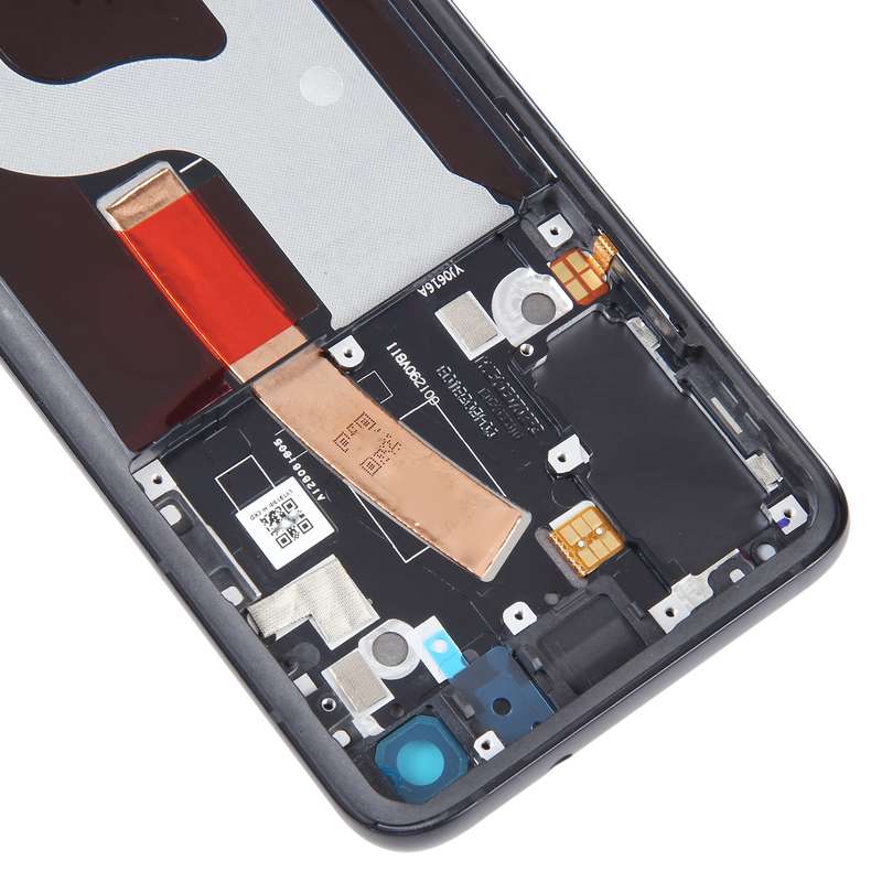 For Asus Zenfone 8 ZS 590KS-2A007EU I006D Middle Frame Bezel Plate (Black)