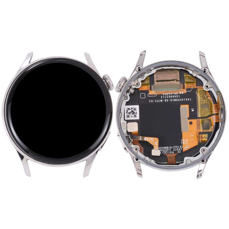 Original LCD Screen and Digitizer Full Assembly With Frame for Huawei Watch 3(Black)