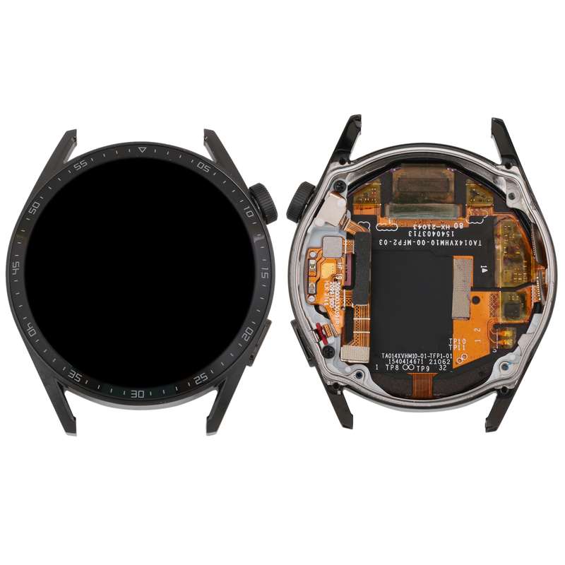 Dual Cable Edition Original LCD Screen and Digitizer Full Assembly With Frame for Huawei Watch GT 3