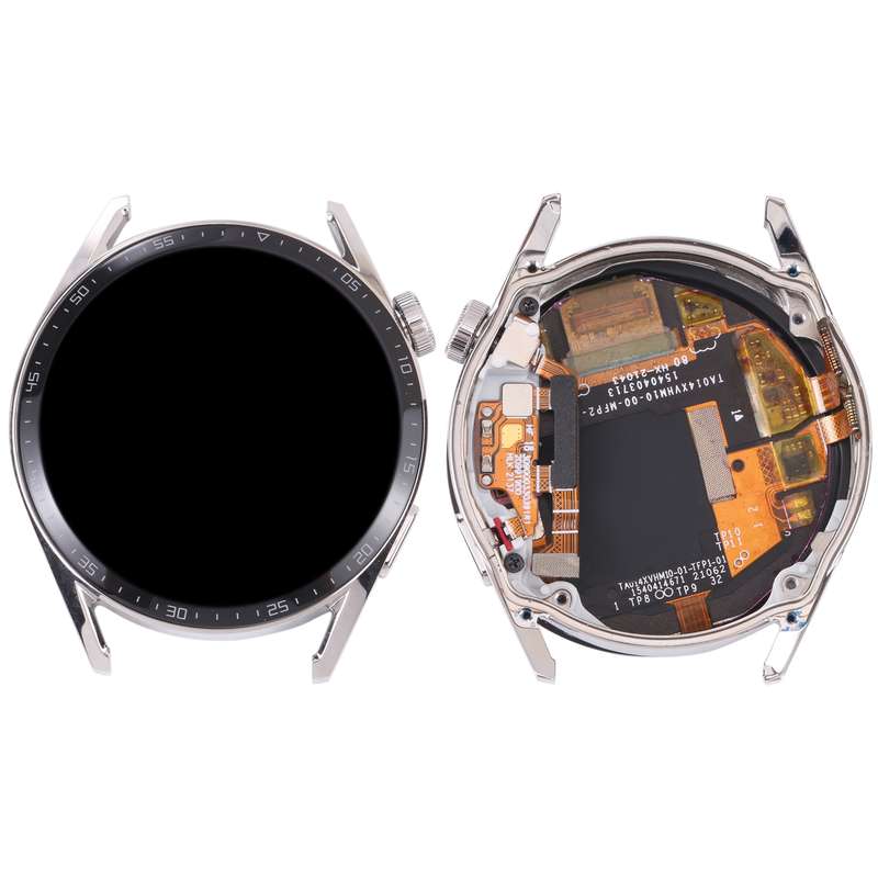 Dual Cable Edition Original LCD Screen and Digitizer Full Assembly With Frame for Huawei Watch GT 3