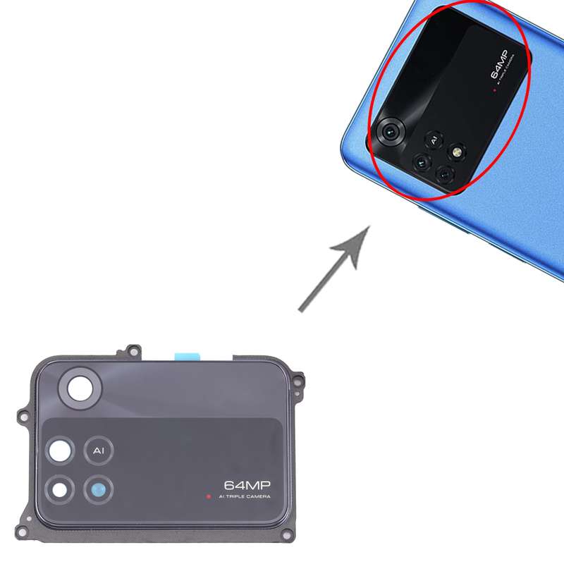 Camera Lens Cover for Xiaomi Poco M4 Pro 4G MZB0B5VIN 2201117PI