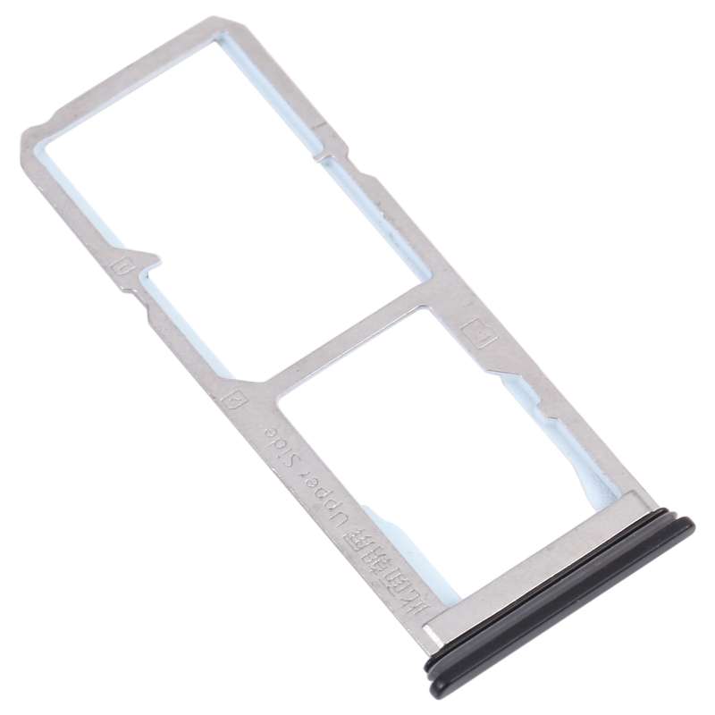 For OPPO Reno2 Z/Reno2 F SIM Card Tray + SIM Card Tray + Micro SD card tray (Black)