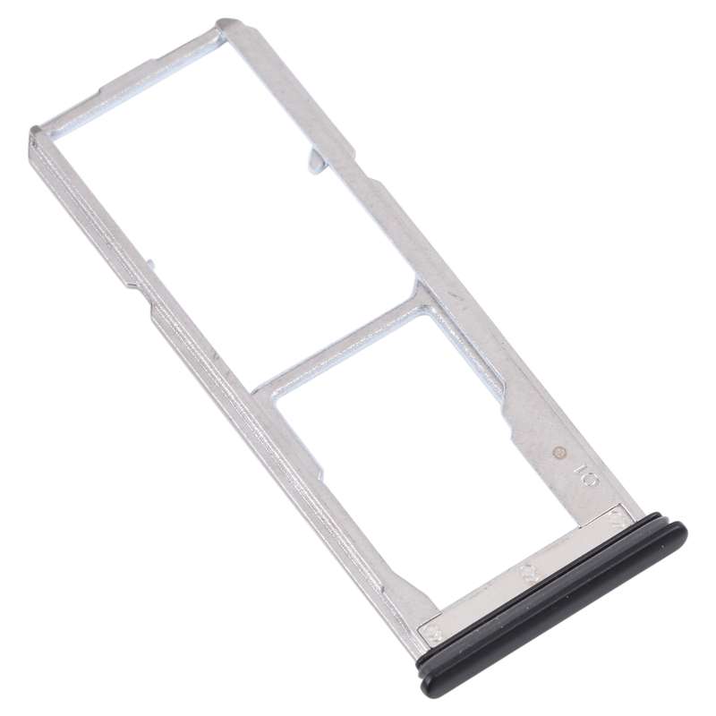 For OPPO Reno2 Z/Reno2 F SIM Card Tray + SIM Card Tray + Micro SD card tray (Black)