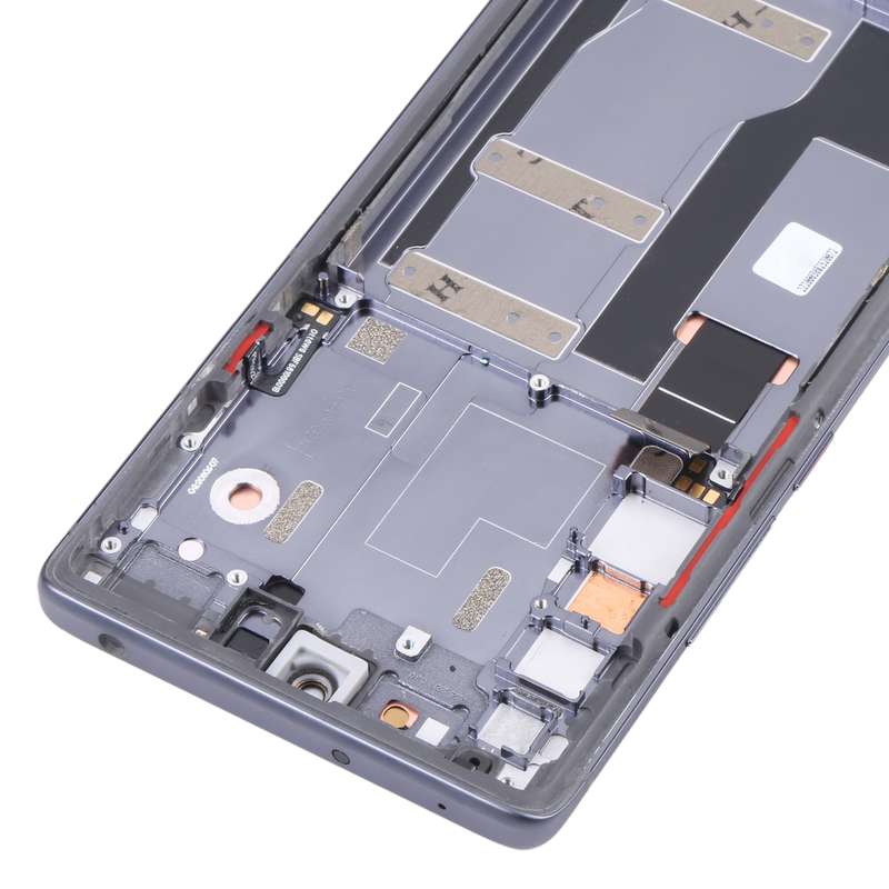 Original LCD Screen for TCL 20 Pro 5G T810H Digitizer Full Assembly with Frame (Black)