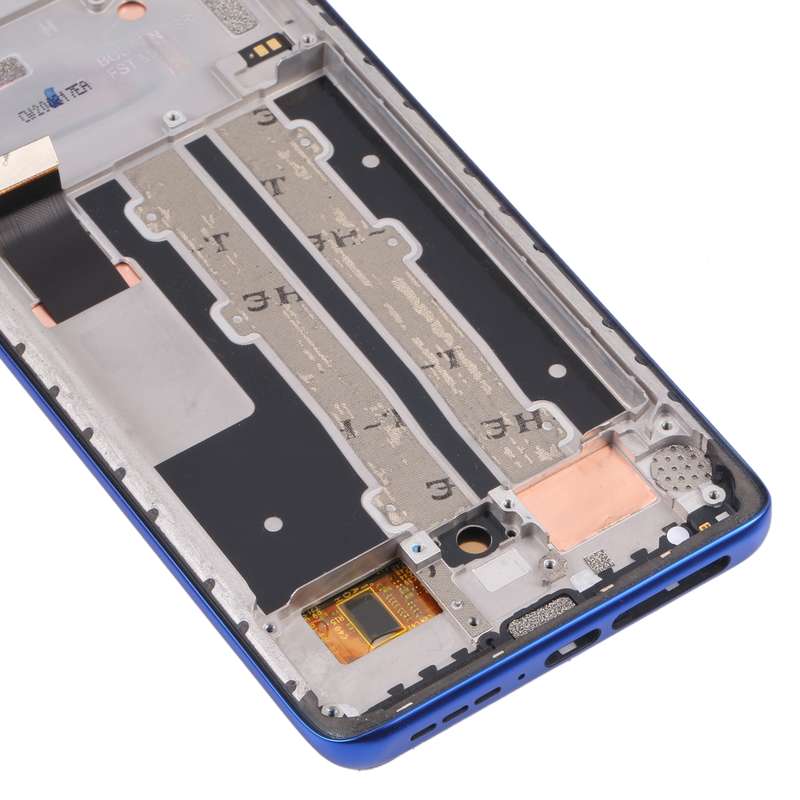 Original LCD Screen for TCL 10 Plus with Digitizer Full Assembly with Frame(Blue)
