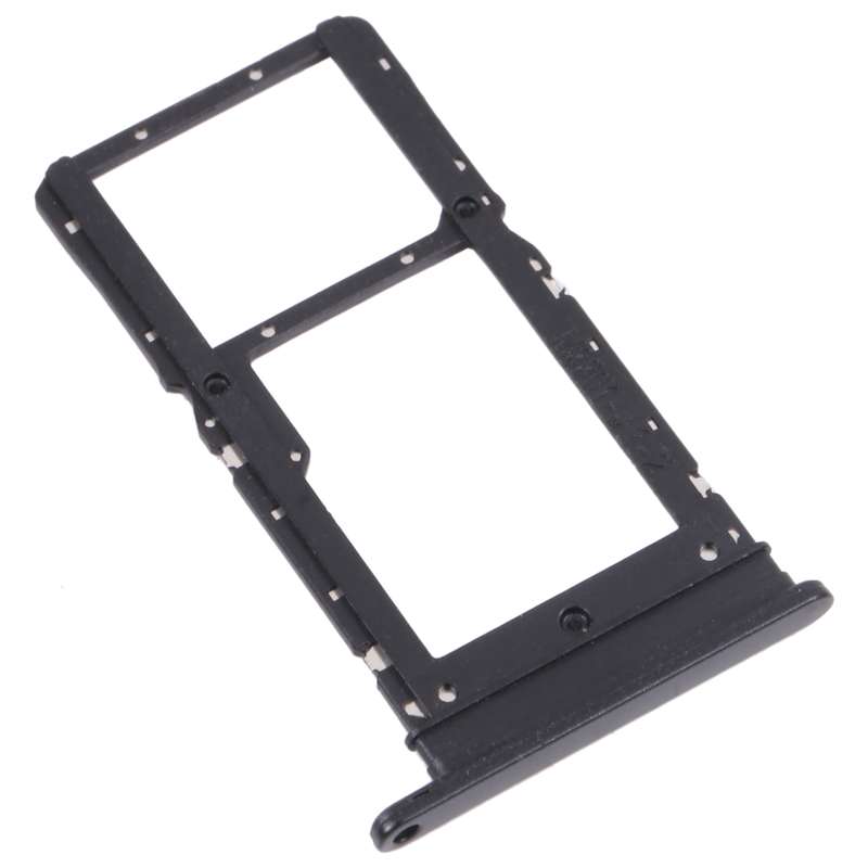 SIM Card Tray + SIM Card Tray / Micro SD Card Tray for Honor Play 30 Plus(Black)