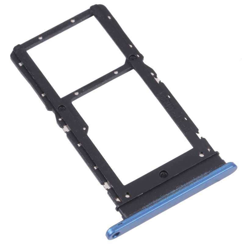 SIM Card Tray + SIM Card Tray / Micro SD Card Tray for Honor Play 30 Plus(Black)