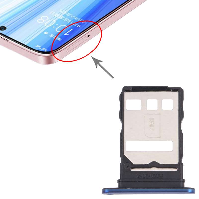 SIM Card Tray + SIM Card Tray for Honor X30 5G (Black)