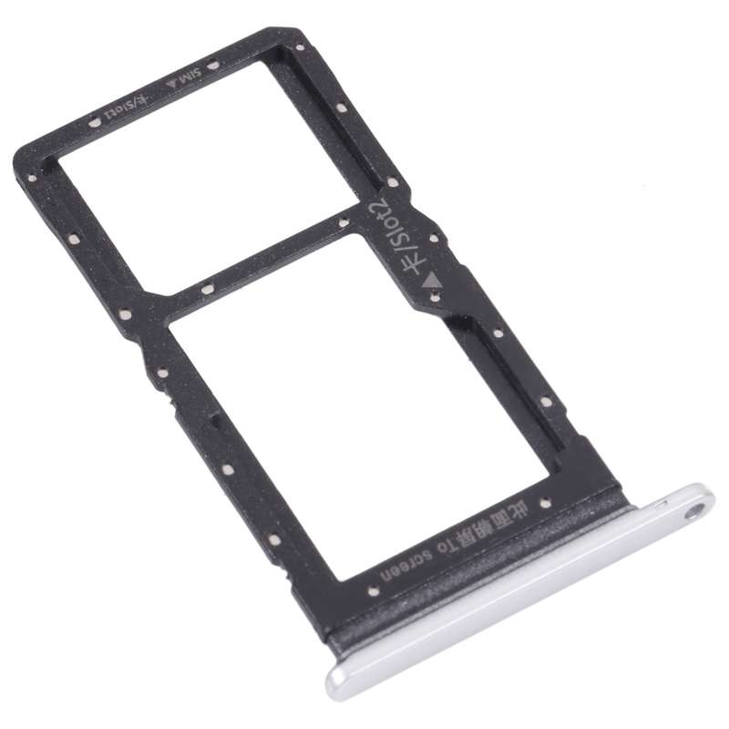 SIM Card Tray + SIM Card Tray / Micro SD Card Tray for Honor Play 20 (Black)