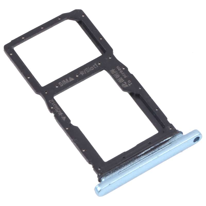 SIM Card Tray + SIM Card Tray / Micro SD Card Tray for Honor 9X (Black)
