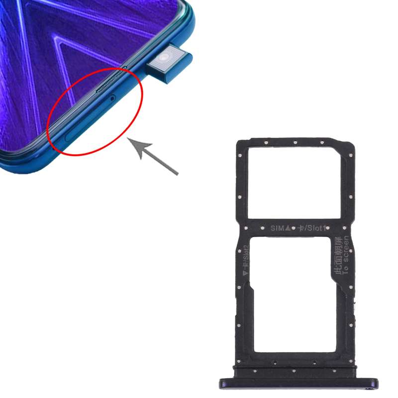 SIM Card Tray + SIM Card Tray + Micro SD Card Tray for Honor 20e (Gold)