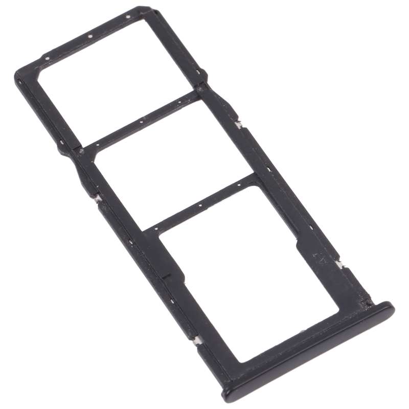 SIM Card Tray + SIM Card Tray + Micro SD Card Tray for Honor 7C (Black)