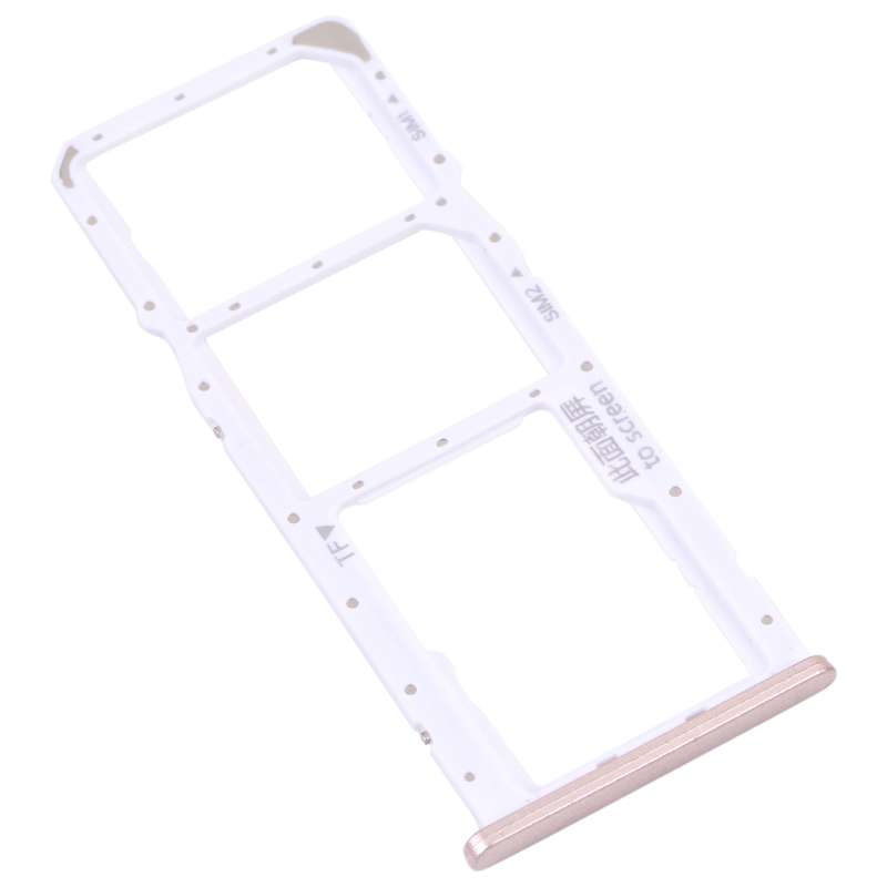 SIM Card Tray + SIM Card Tray + Micro SD Card Tray for Honor 7C (Black)