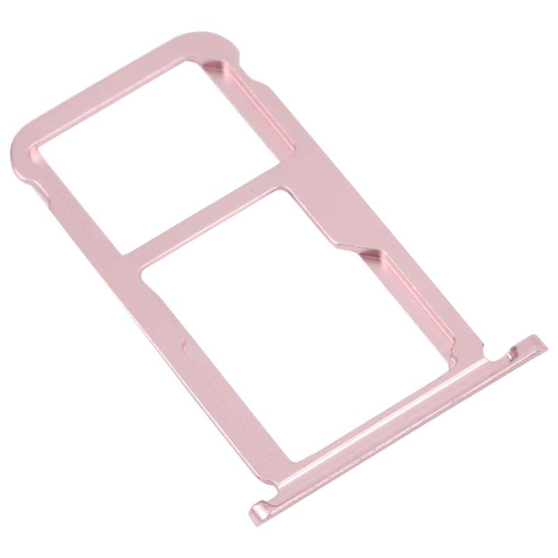 SIM Card Tray + SIM Card Tray / Micro SD Card Tray for Honor Mate 9 Lite (Pink)