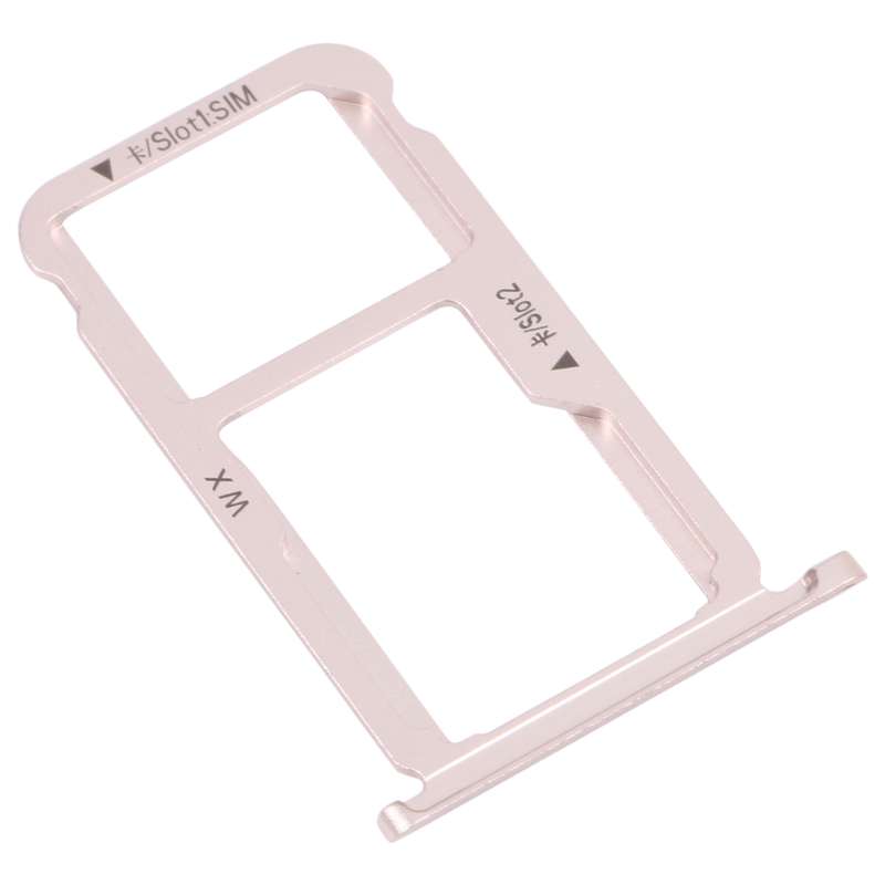 SIM Card Tray + SIM Card Tray / Micro SD Card Tray for Honor Mate 9 Lite (Pink)