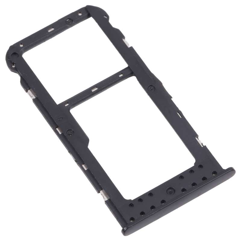 SIM Card Tray + SIM Card Tray / Micro SD Card Tray for Honor 6C Pro (Black)