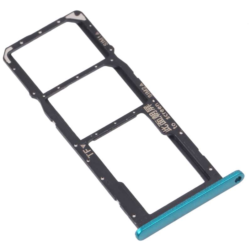 SIM Card Tray + SIM Card Tray / Micro SD Card Tray for Huawei Enjoy 20e (Black)