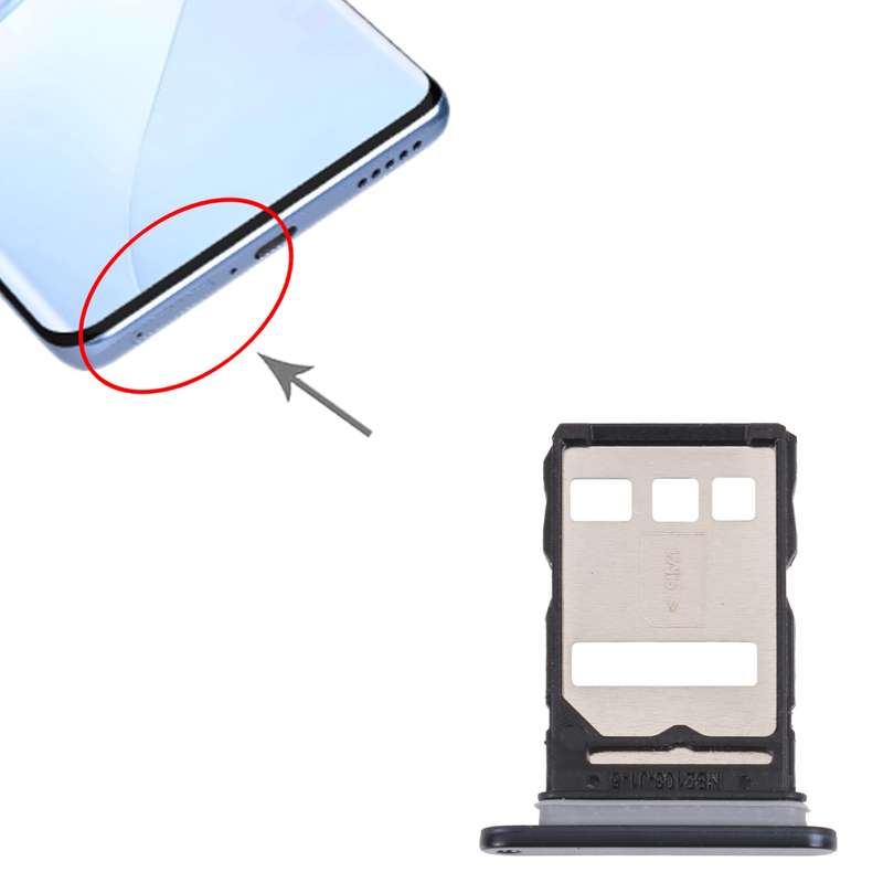 SIM Card Tray for Huawei Nova 9(Black)