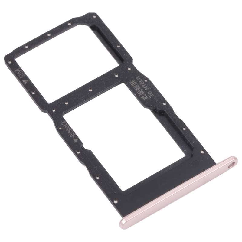SIM Card Tray + SIM Card Tray / Micro SD Card Tray for Huawei Nova Y60 (Black)