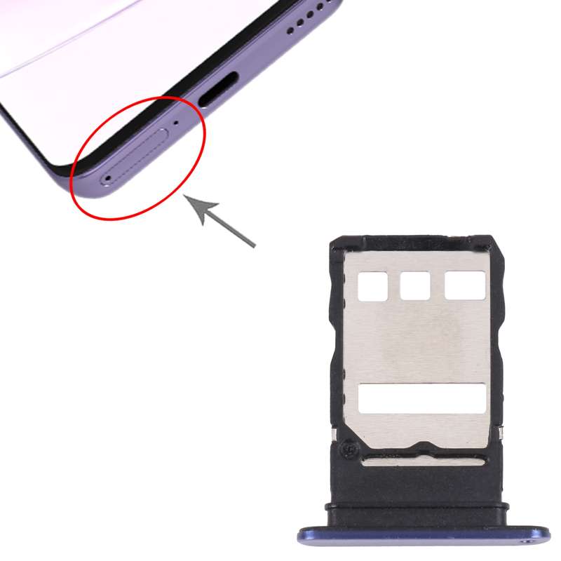 SIM Card Tray for Huawei Nova 8i(Black)