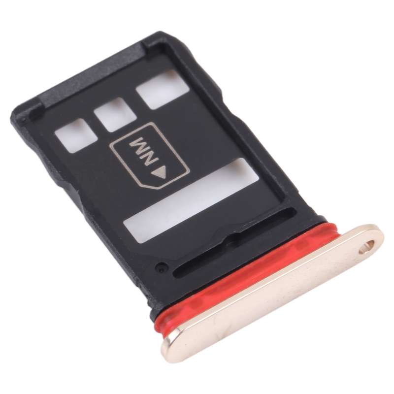 SIM Card Tray + NM Card Tray for Huawei Mate 40E 5G (Black)