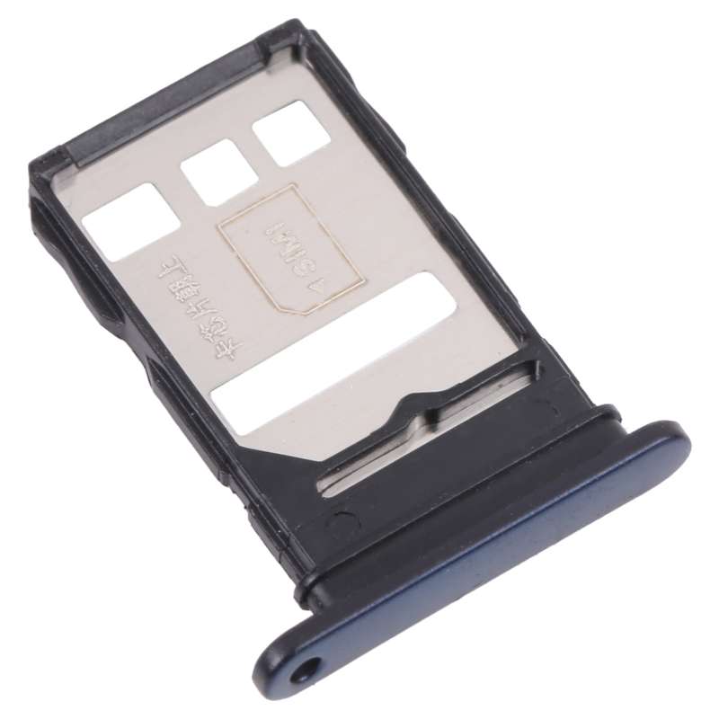 SIM Card Tray + SIM/NM Card Tray for Huawei Y9a (Black)