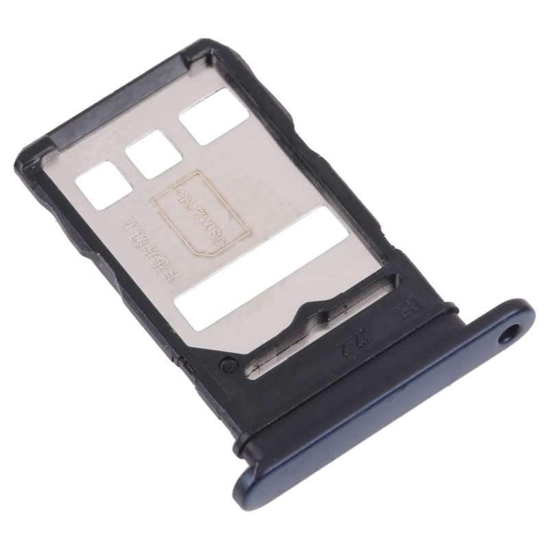 SIM Card Tray + SIM/NM Card Tray for Huawei Y9a (Black)