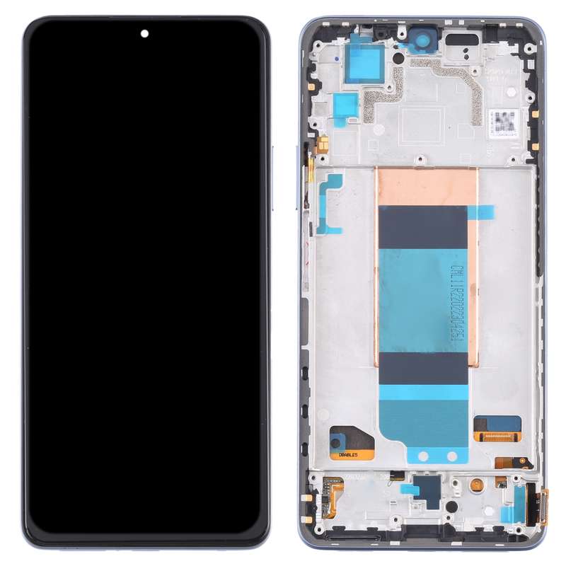 Original LCD Screen for Xiaomi Redmi K40S Digitizer Full Assembly with Frame(Black)