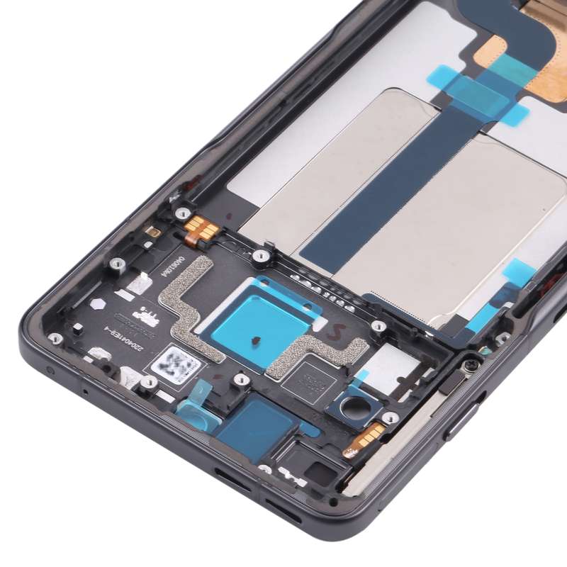 Original LCD Screen for Xiaomi Redmi K40S Digitizer Full Assembly with Frame(Blue)
