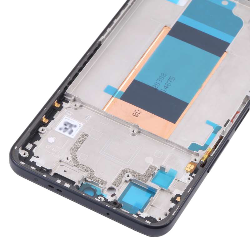 Front Housing LCD Frame Bezel Plate for Xiaomi Redmi K40S / Poco F4(Black)