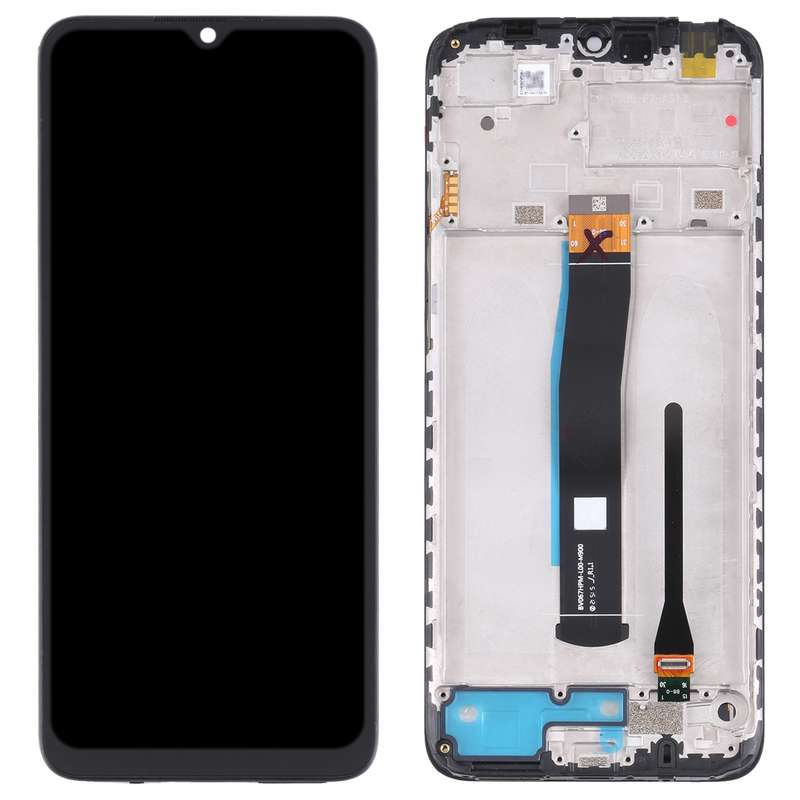 Original LCD Screen and Digitizer Full Assembly with Frame for Xiaomi Redmi 10C/Redmi 10 India/Poco