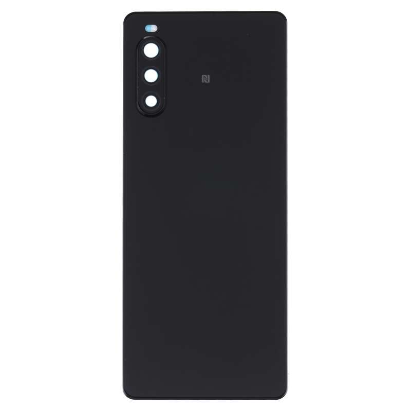 Original Battery Back Cover with Fingerprint for Sony Xperia 10 II(Black)