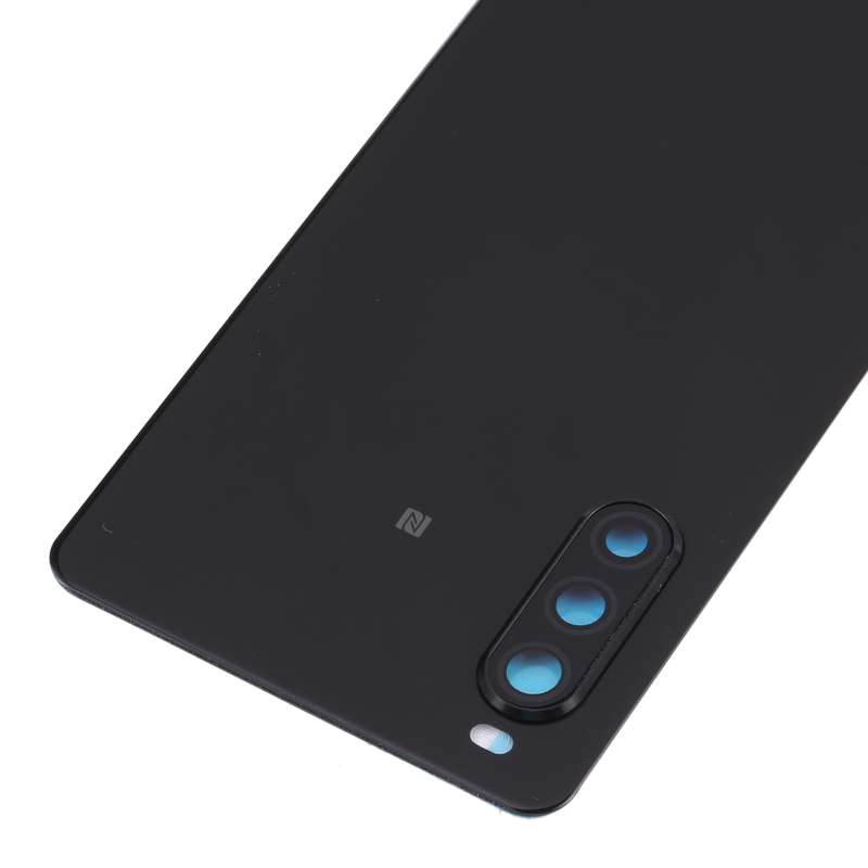 Original Battery Back Cover with Fingerprint for Sony Xperia 10 II(Black)
