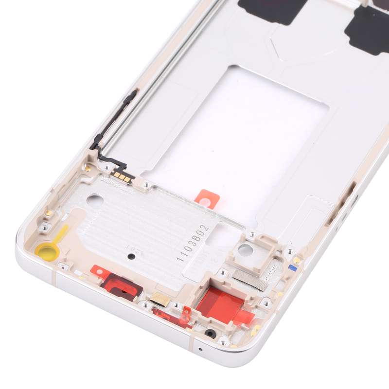 For OPPO Reno7 5G China PFJM10 Original Front Housing LCD Frame Bezel Plate (Black)