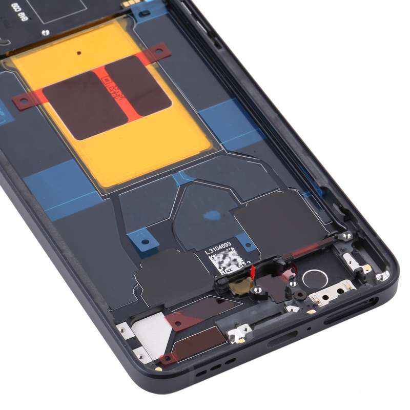 For OPPO Reno6 5G PEQM00 CPH2251 Original Front Housing LCD Frame Bezel Plate (Black)