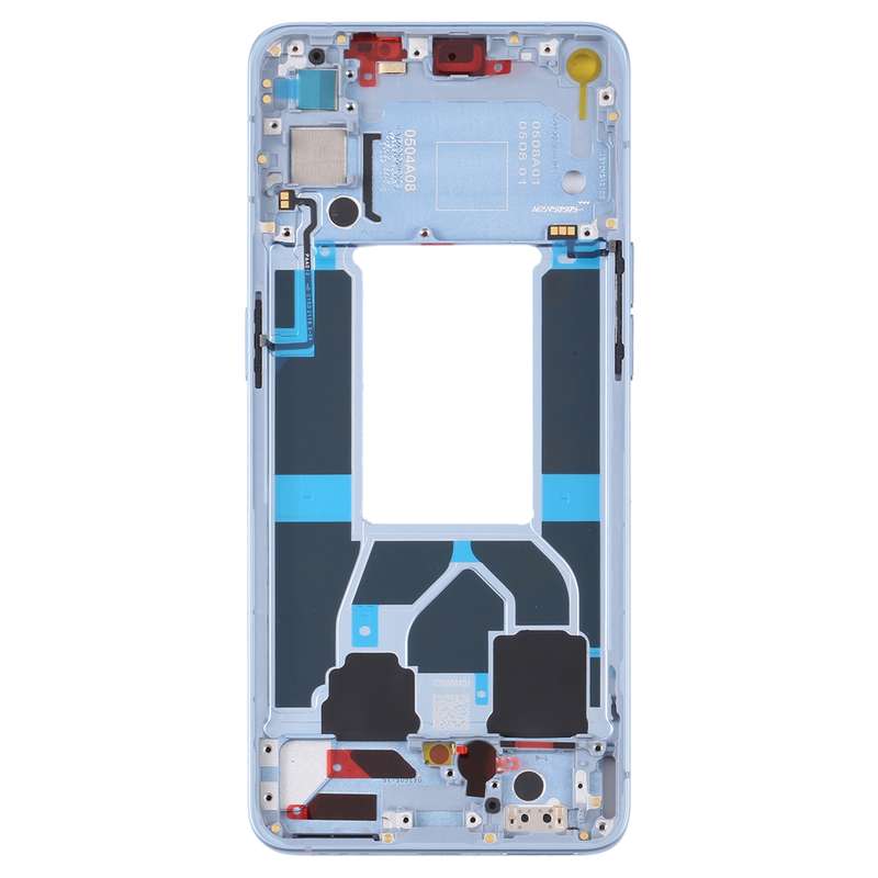 For OPPO Reno6 5G PEQM00 CPH2251 Original Front Housing LCD Frame Bezel Plate (Black)