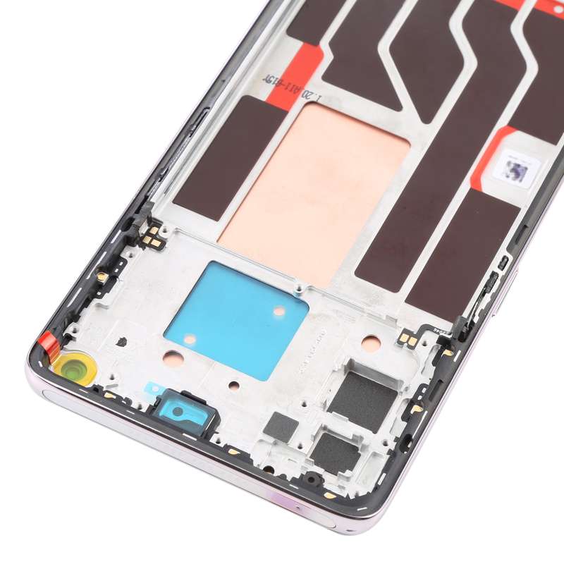 Original LCD Screen For OPPO Reno5 Pro 5G Digitizer Full Assembly with Frame (Black)