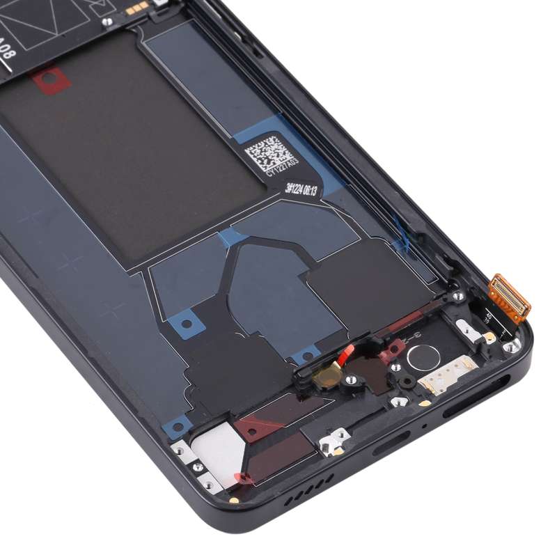 Original LCD Screen For OPPO Reno7 5G China PFJM10 Digitizer Full Assembly with Frame (Gold)