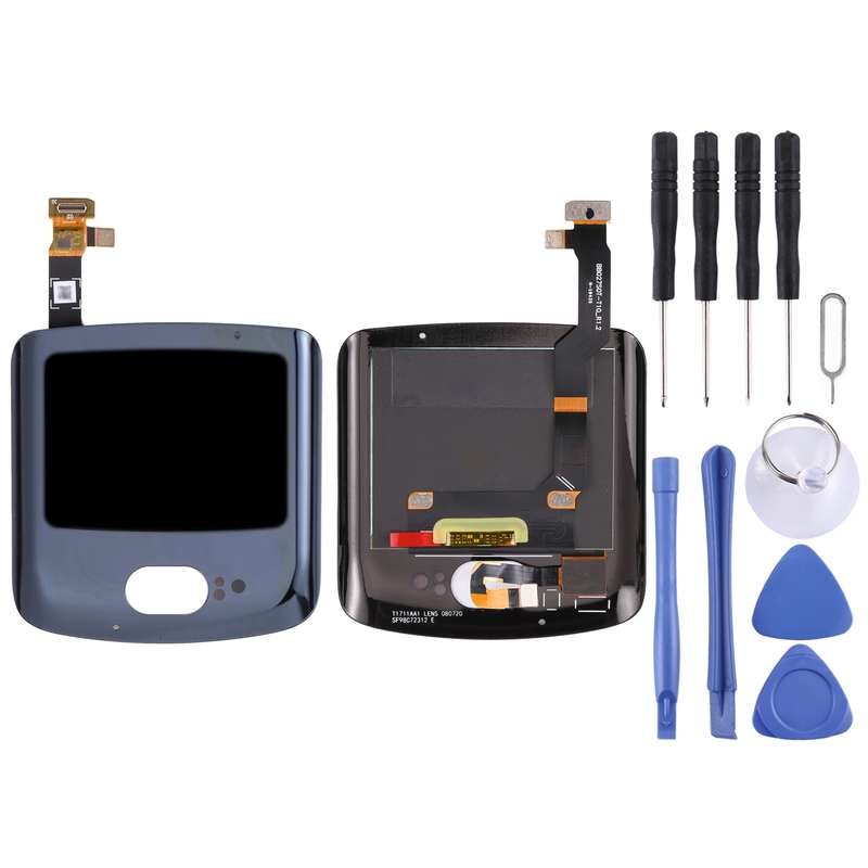 Original Secondary LCD Screen for Motorola Razr 5G with Digitizer Full Assembly (Black)
