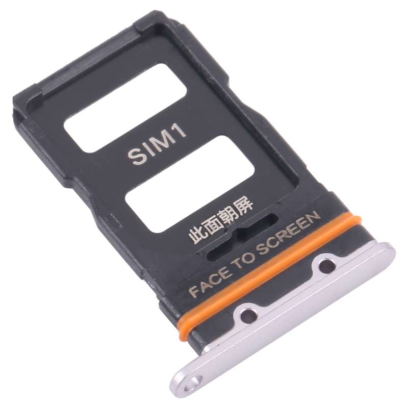 SIM Card Tray + SIM Card Tray for Xiaomi 12/12X(Black)
