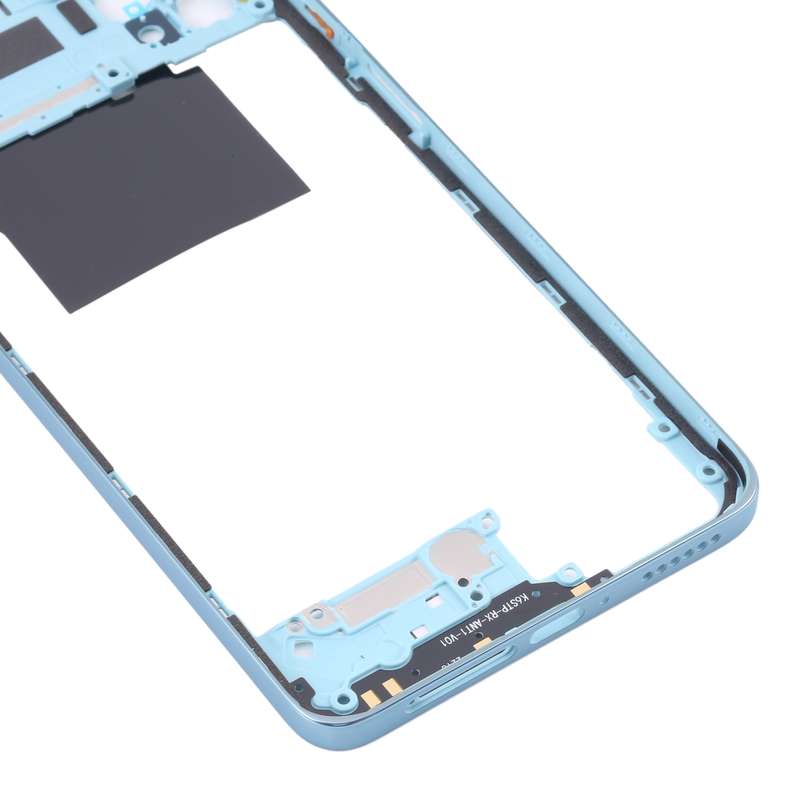 Middle Frame Bezel Plate for Xiaomi Poco X4 Pro 5G/Redmi Note 11E Pro(Blue)