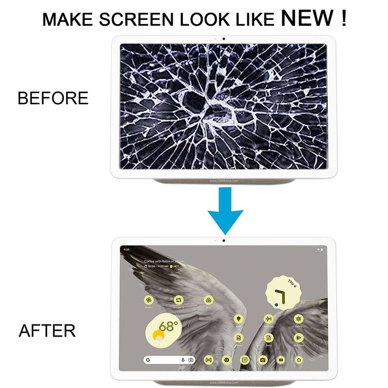 LCD Screen for Google Pixel Tablet with Digitizer Full Assembly(White)