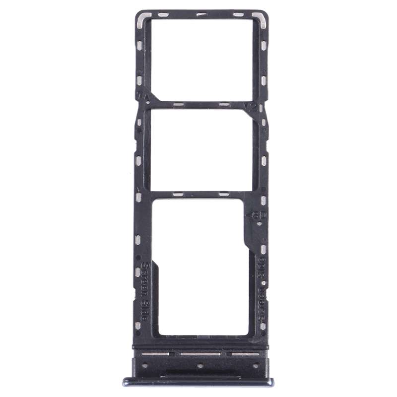 For Infinix Note 10 Pro/Note 10 Pro NFC X695 SIM Card Tray + SIM Card Tray + Micro SD Card Tray (Bla
