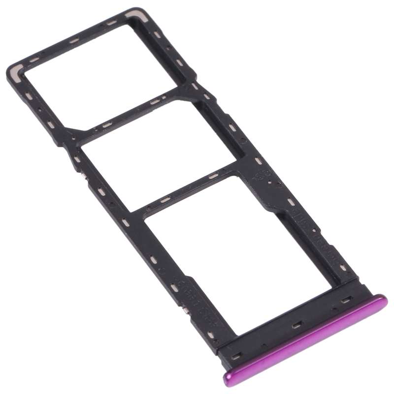 For Xiaomi Redmi 12C SIM Card Tray + SIM Card Tray + Micro SD Card Tray (Blue)