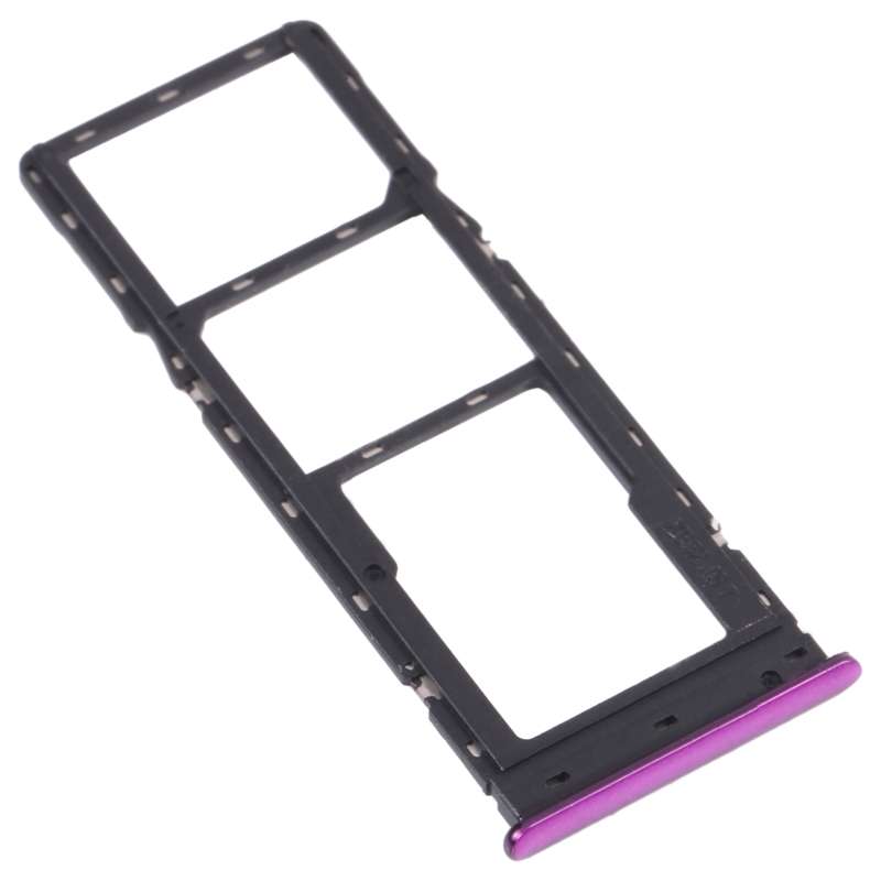 For Xiaomi Redmi 12C SIM Card Tray + SIM Card Tray + Micro SD Card Tray (Blue)