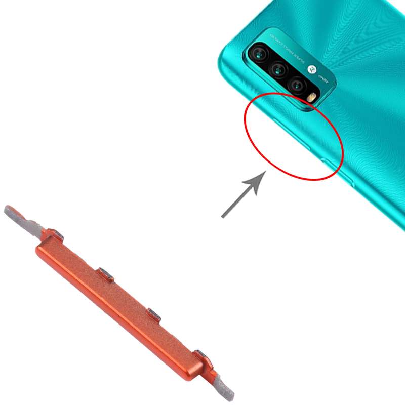 Volume Control Button for Xiaomi Redmi Note 9 4G/Redmi 9T/Redmi 9 Power (Black)